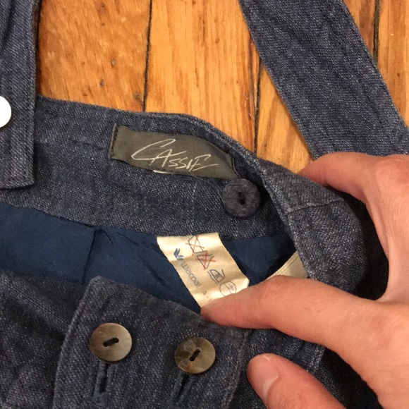 Vintage denim pinafore dress - Picture 8 of 12